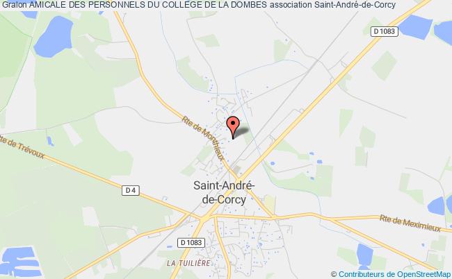 plan association Amicale Des Personnels Du College De La Dombes Saint-André-de-Corcy