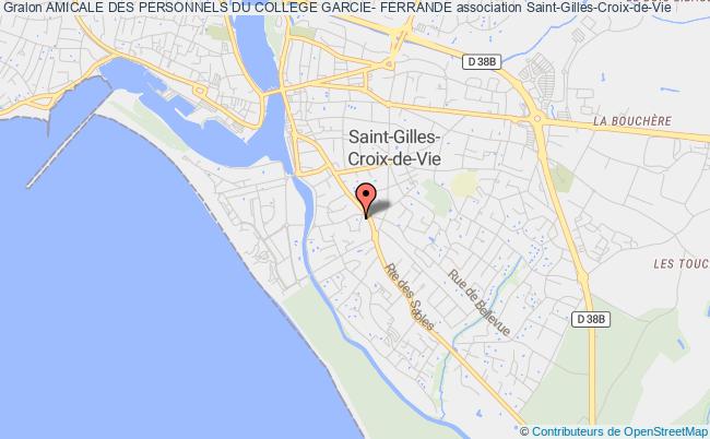 plan association Amicale Des Personnels Du College Garcie- Ferrande Saint-Gilles-Croix-de-Vie