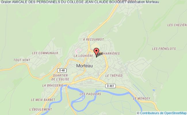 plan association Amicale Des Personnels Du College Jean Claude Bouquet Morteau