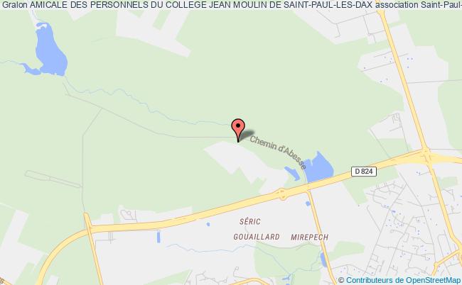 plan association Amicale Des Personnels Du College Jean Moulin De Saint-paul-les-dax Saint-Paul-lès-Dax