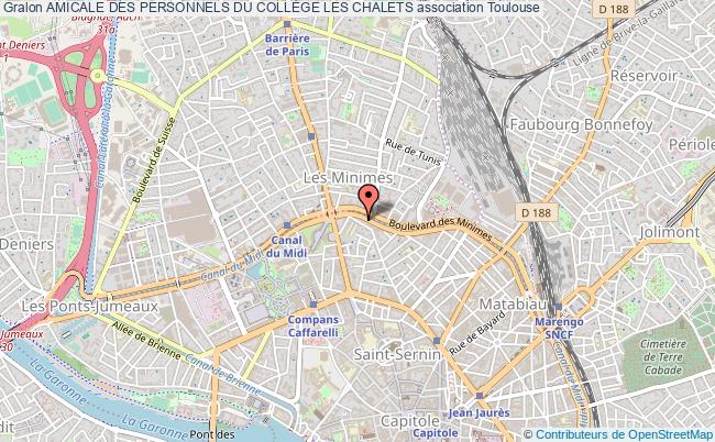 plan association Amicale Des Personnels Du CollÈge Les Chalets Toulouse