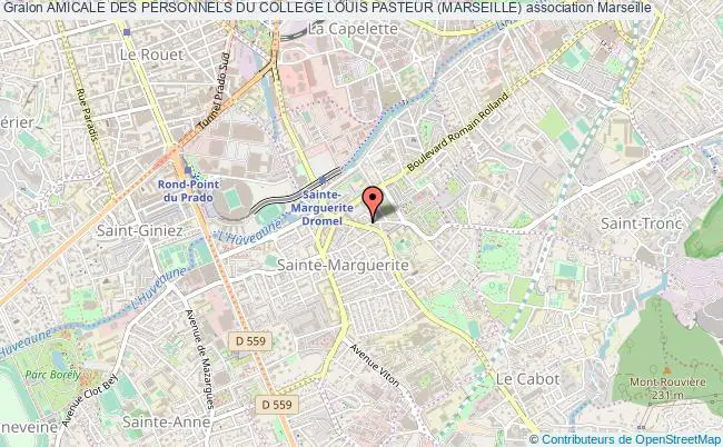 plan association Amicale Des Personnels Du College Louis Pasteur (marseille) Marseille