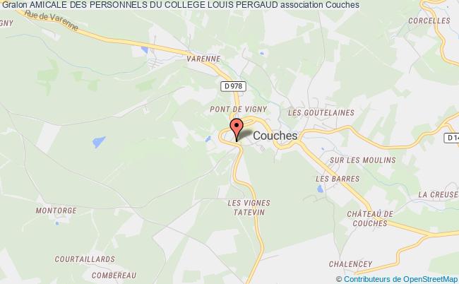 plan association Amicale Des Personnels Du College Louis Pergaud Couches