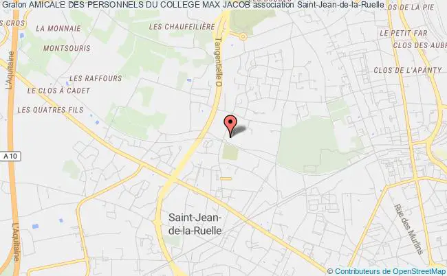 plan association Amicale Des Personnels Du College Max Jacob Saint-Jean-de-la-Ruelle
