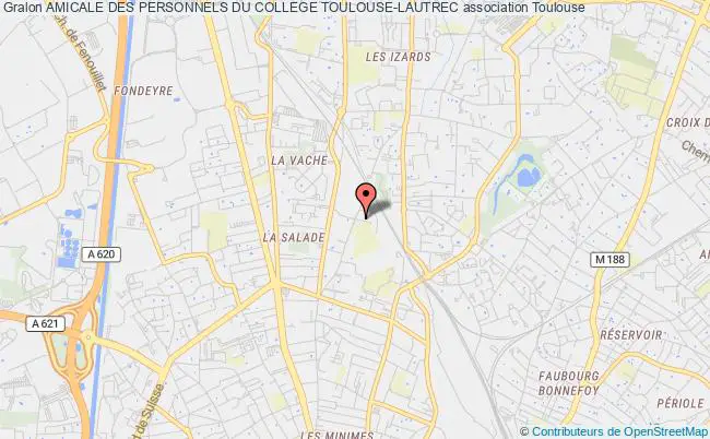 plan association Amicale Des Personnels Du College Toulouse-lautrec Toulouse