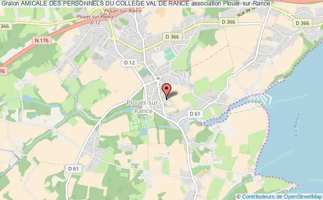 plan association Amicale Des Personnels Du College Val De Rance Plouër-sur-Rance
