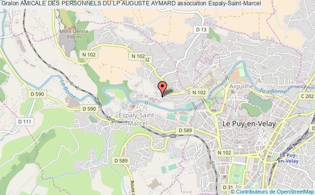 plan association Amicale Des Personnels Du Lp Auguste Aymard Espaly-Saint-Marcel