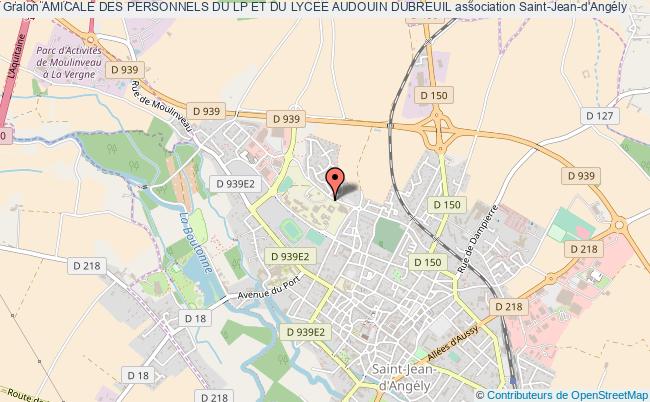 plan association Amicale Des Personnels Du Lp Et Du Lycee Audouin Dubreuil Saint-Jean-d'Angély