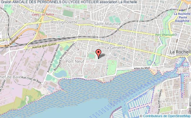 plan association Amicale Des Personnels Du Lycee Hotelier La    Rochelle