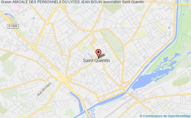 plan association Amicale Des Personnels Du Lycee Jean Bouin Saint-Quentin