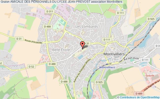 plan association Amicale Des Personnels Du Lycee Jean Prevost Montivilliers
