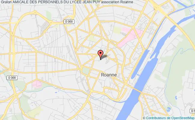 plan association Amicale Des Personnels Du Lycee Jean Puy Roanne