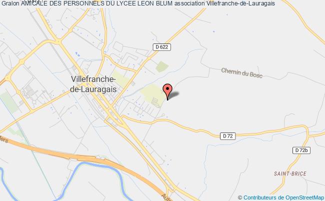 plan association Amicale Des Personnels Du Lycee Leon Blum Villefranche-de-Lauragais