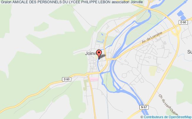 plan association Amicale Des Personnels Du Lycee Philippe Lebon Joinville