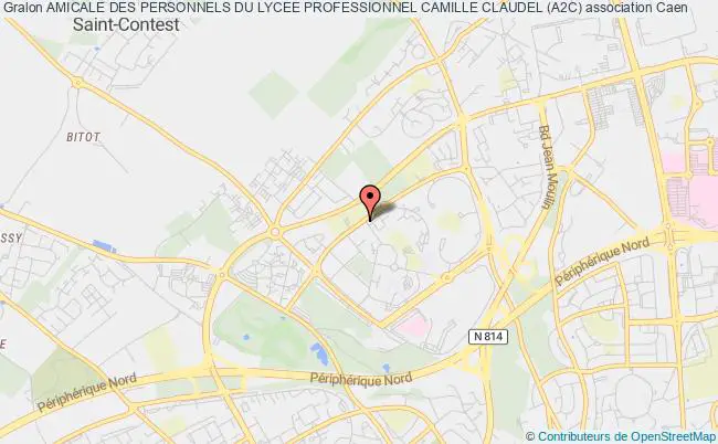 plan association Amicale Des Personnels Du Lycee Professionnel Camille Claudel (a2c) Caen