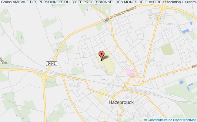 plan association Amicale Des Personnels Du Lycee Professionnel Des Monts De Flandre Hazebrouck Cedex