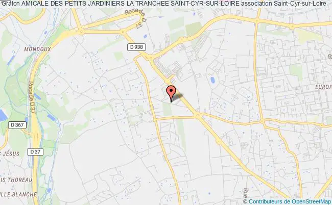 plan association Amicale Des Petits Jardiniers La Tranchee Saint-cyr-sur-loire Saint-Cyr-sur-Loire