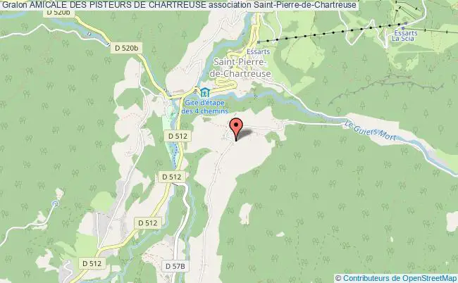 plan association Amicale Des Pisteurs De Chartreuse Saint-Pierre-de-Chartreuse