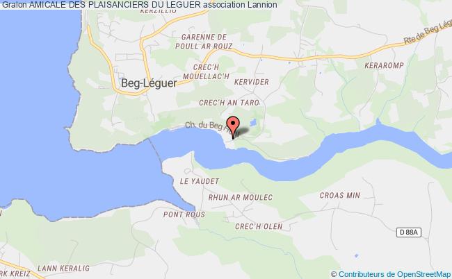 plan association Amicale Des Plaisanciers Du Leguer Lannion