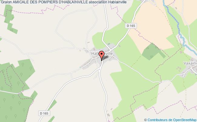 plan association Amicale Des Pompiers D'hablainville Hablainville