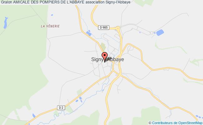 plan association Amicale Des Pompiers De L'abbaye Signy-l'Abbaye