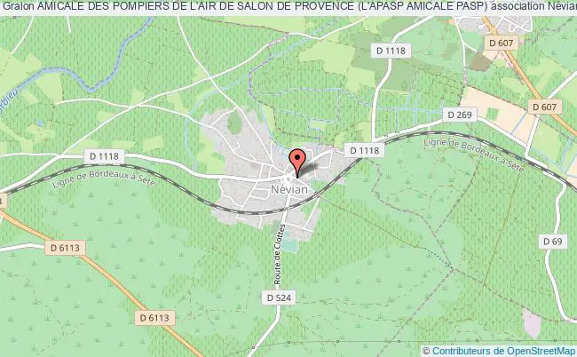 plan association Amicale Des Pompiers De L'air De Salon De Provence (l'apasp Amicale Pasp) Névian