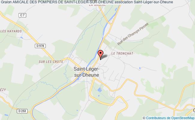 plan association Amicale Des Pompiers De Saint-leger-sur-dheune Saint-Léger-sur-Dheune