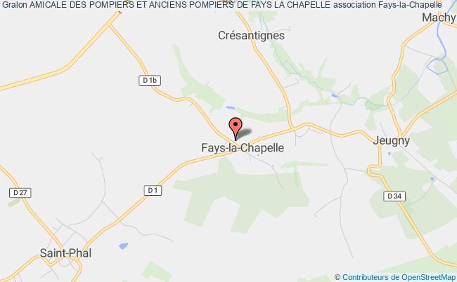 plan association Amicale Des Pompiers Et Anciens Pompiers De Fays La Chapelle Fays-la-Chapelle