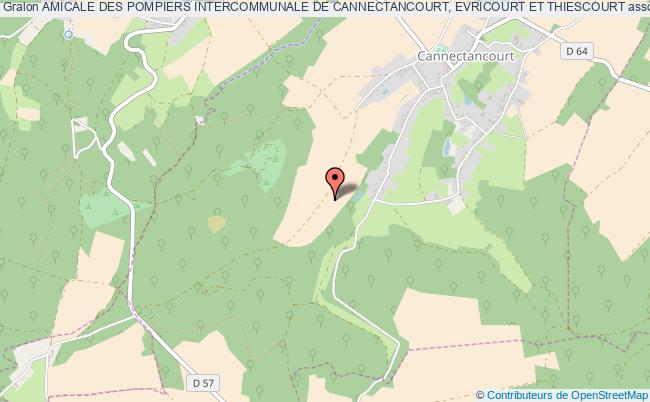 plan association Amicale Des Pompiers Intercommunale De Cannectancourt, Evricourt Et Thiescourt Cannectancourt