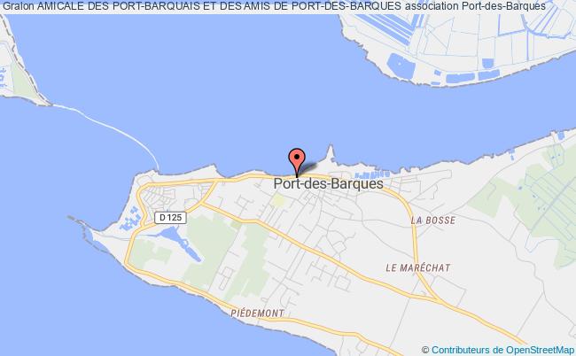 plan association Amicale Des Port-barquais Et Des Amis De Port-des-barques Port-des-Barques