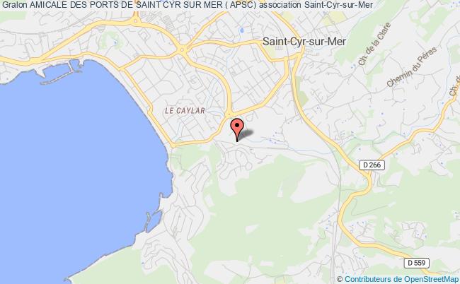 plan association Amicale Des Ports De Saint Cyr Sur Mer ( Apsc) Saint-Cyr-sur-Mer