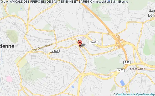 plan association Amicale Des Preposes De Saint Etienne Et Sa Region Saint-Etienne