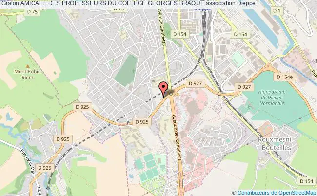 plan association Amicale Des Professeurs Du College Georges Braque Dieppe