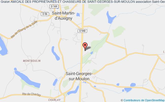 plan association Amicale Des PropriÉtaires Et Chasseurs De Saint-georges-sur-moulon Saint-Georges-sur-Moulon