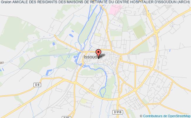 plan association Amicale Des Residants Des Maisons De Retraite Du Centre Hospitalier D'issoudun (arch) Issoudun