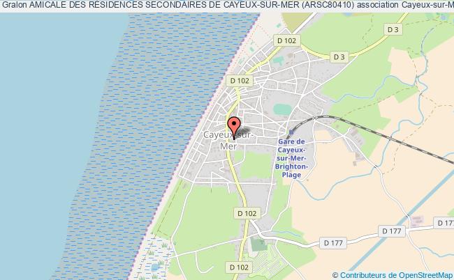 plan association Amicale Des RÉsidences Secondaires De Cayeux-sur-mer (arsc80410) Cayeux-sur-Mer