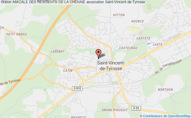 plan association Amicale Des Residents De La Chenaie Saint-Vincent-de-Tyrosse
