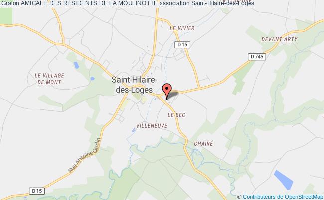 plan association Amicale Des Residents De La Moulinotte Saint-Hilaire-des-Loges