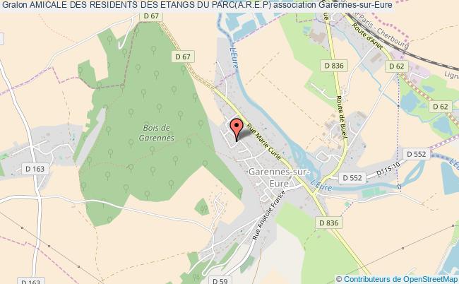 plan association Amicale Des Residents Des Etangs Du Parc(a.r.e.p) Garennes-sur-Eure