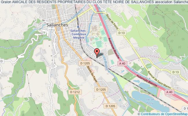 AMICALE DES RESIDENTS PROPRIETAIRES DU CLOS TÊTE NOIRE DE SALLANCHES