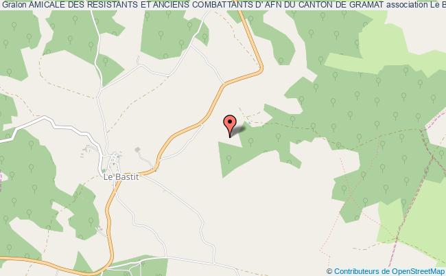 AMICALE DES RESISTANTS ET ANCIENS COMBATTANTS D' AFN DU CANTON DE GRAMAT
