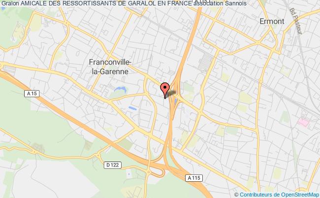 plan association Amicale Des Ressortissants De Garalol En France Sannois