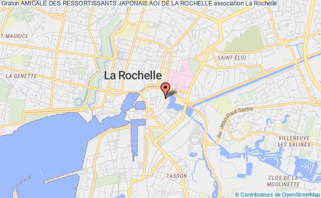 plan association Amicale Des Ressortissants Japonais Aoi De La Rochelle La    Rochelle