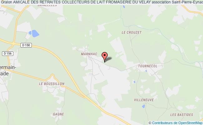 plan association Amicale Des Retraites Collecteurs De Lait Fromagerie Du Velay Saint-Pierre-Eynac