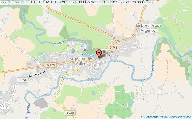 plan association Amicale Des Retraites D'argenton-les-vallees Argentonnay