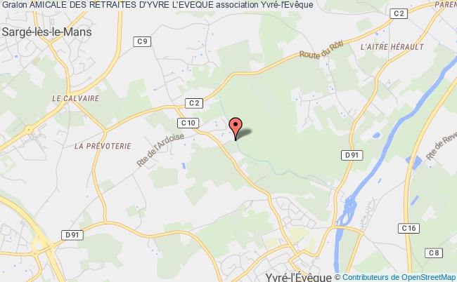 plan association Amicale Des Retraites D'yvre L'eveque 