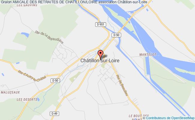 plan association Amicale Des Retraites De Chatillon/loire Châtillon-sur-Loire