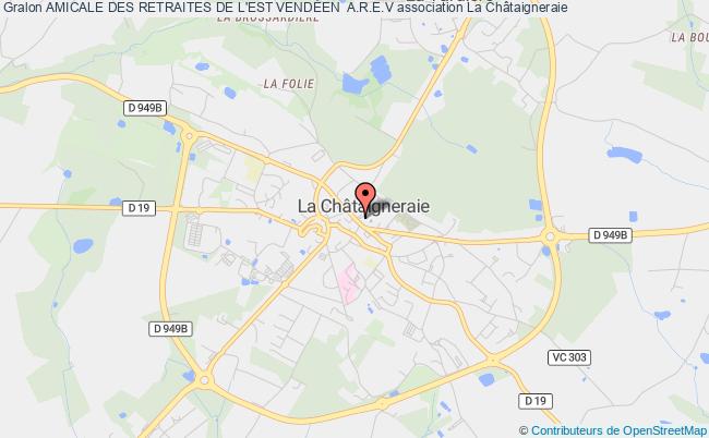 plan association Amicale Des Retraites De L'est VendÉen  A.r.e.v La Châtaigneraie
