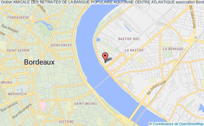 plan association Amicale Des Retraites De La Banque Populaire Aquitaine Centre Atlantique Bordeaux