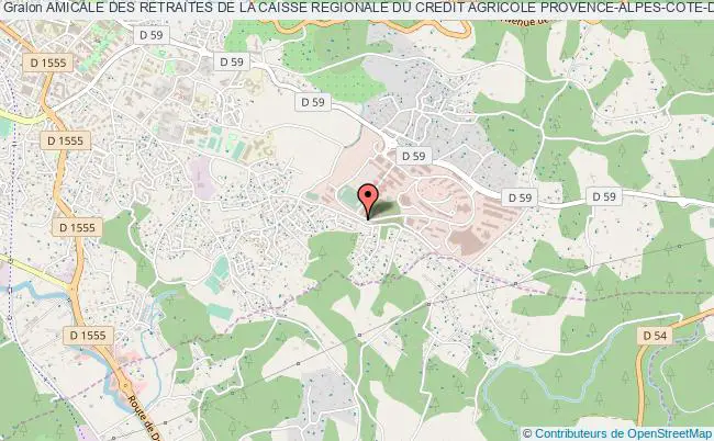 plan association Amicale Des Retraites De La Caisse Regionale Du Credit Agricole Provence-alpes-cote-d'azur Draguignan